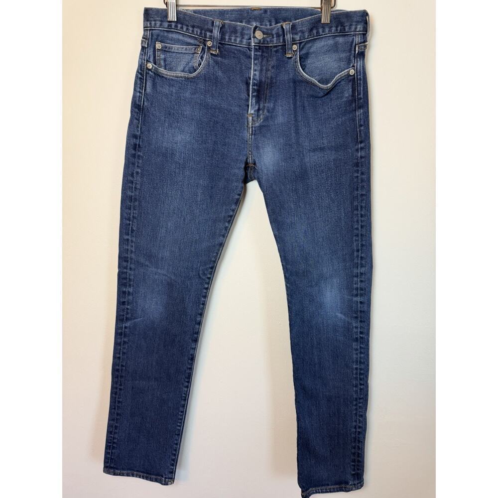J. Crew Men's Dark Wash Jeans Style 484 Sz 34 X 34